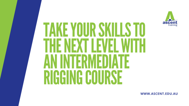 Take your skills to the next level with an intermediate rigging course